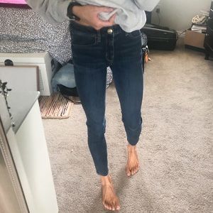 American Eagle Outfitters Dark Blue Straight Leg Jeans